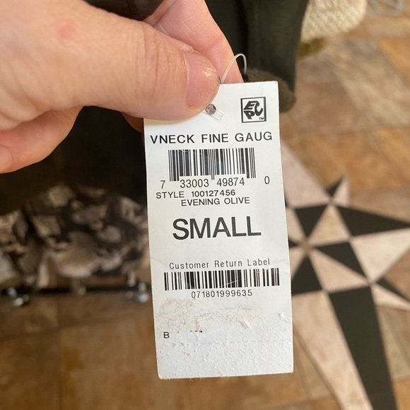 INC SIZE S NWT V NECK SWEATER - Picture 3 of 3